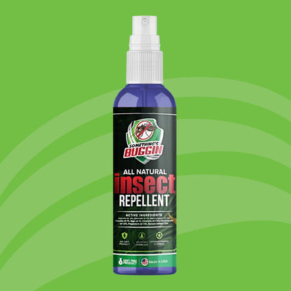 bottles of Something's Buggin - All Natural Insect Repellent