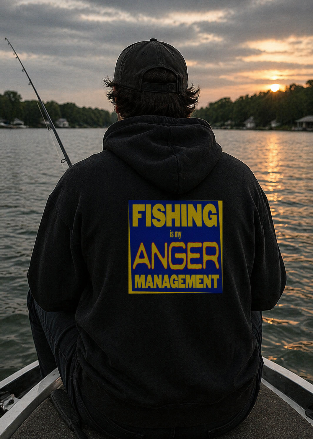 Fishing Is My Anger Management Hoodie